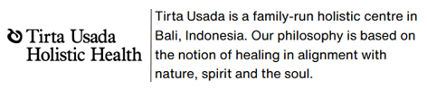 Tirta Usada - Bali, Indonesia